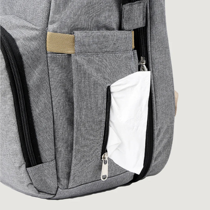 Baby Changing Backpack With Foldable Crib